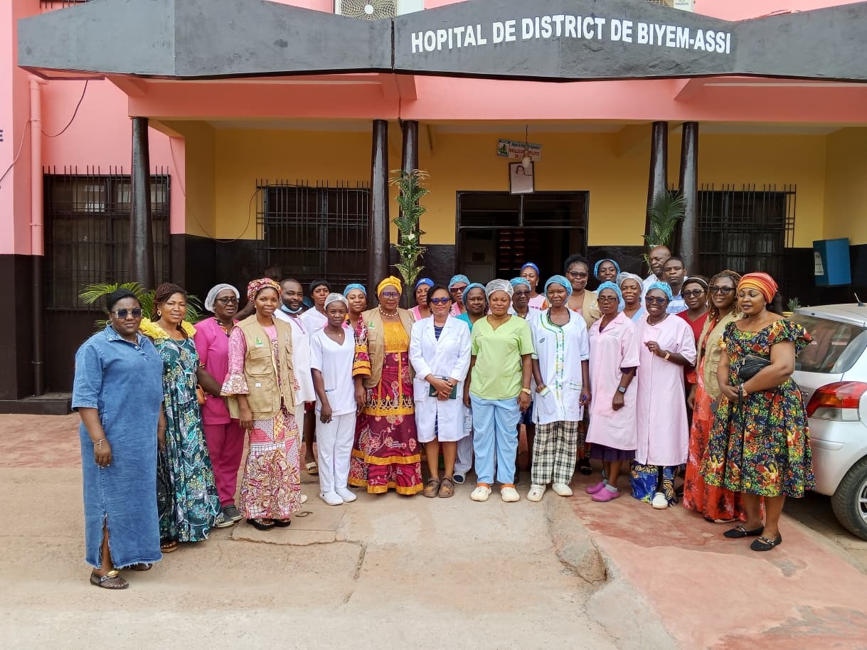 Formation du personnel de l'Hôpital de district de Biyemassi.